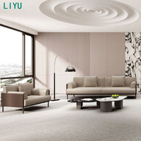 Liyu Canapé De Bureau, Conjunto de Sofás Modulares Seccionales para Oficina, Muebles Modernos