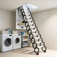 Escalier électrique de qualité supérieure, escabeau rétractable automatique pour maison et appartement haut de gamme