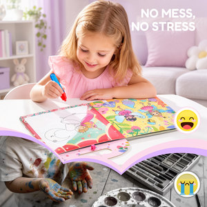 Livre <span class=keywords><strong>de</strong></span> coloriage à l'eau Joycat <span class=keywords><strong>Princesse</strong></span> pour filles 3+ ans, réutilisable, avec stylo aquatique, sans gâchis, jouet <span class=keywords><strong>de</strong></span> voyage, cadeau - Product Image 3