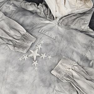 Sweat à capuche vintage camouflage imprimé tie-dye en molleton épais sur mesure pour homme Fabricant de sweat à capuche - Product Image 4