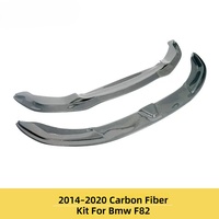 Kit de carrosserie de conversion pour BMW F80 M3 F82 M4 2014-2020 en fibre de carbone : Lame avant, diffuseur arrière, jupes latérales
