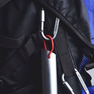Custom Logo Aluminum D Shape Locking Carabiner Keychain Screw Gate Snap <b>Hook</b> <b>Clip</b> for Outdoor Event Giveaways - Product Image 6