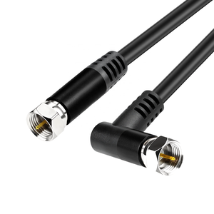 <span class=keywords><strong>Cable</strong></span> Coaxial RG6 Negro para HDTV, <span class=keywords><strong>Internet</strong></span> de Alta Velocidad y Banda Ancha Satelital - <span class=keywords><strong>Cable</strong></span> de Antena de <span class=keywords><strong>TV</strong></span> Duradero de Baja Pérdida - Product Image 1
