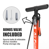 BAIMEI High Quality Durable Bike Air Pump with High Pressure & Waterproof for Bicycles Motorcycles Cars & Inflatable Toys