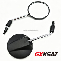 Espejos Retrovisores Universales Redondos de 10 mm para Motocicleta GXKSAT, Repuesto para KWSK KLR650 KLX250, Motocicleta Deportiva Doble Propósito
