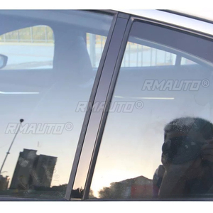 สำหรับ Jeep Compass Cherokee Grand Cherokee Commander ชุดแต่งขอบหน้าต่าง แผ่นปิดเสาตรงกลาง สติ๊กเกอร์ตกแต่ง อะไหล่ตกแต่งรถยนต์ - Product Image 5