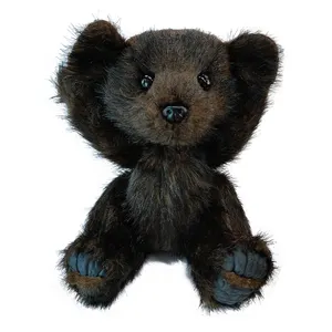 Cartone animato farcito orso bruno bambino ornamento simulazione bambola Panda cane orso procione peluche simulazione giocattolo