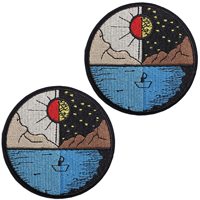 Badge personnalisé, badge brodé à coudre ou à repasser, pour vêtements