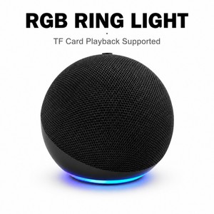 Caixa de Som Bluetooth Alexa Mini Sem Fio com Iluminação LED RGB, Subwoofer Premium e Graves Vibrantes para Quartos e Salas de Jantar - Product Image 3