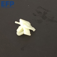 Embase de câble femelle populaire pour connecteur de prise, pince de câble grise en nylon, fixation par poussée, en plastique
