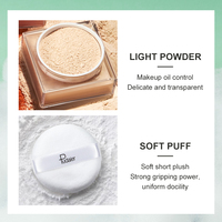 Échantillon gratuit Poudre libre éclaircissante naturelle Poudre de contrôle de l'huile Maquillage hydratant imperméable personnalisé doux pour la peau