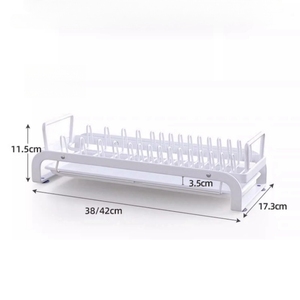 Gabinete escurridor de <span class=keywords><strong>platos</strong></span>, <span class=keywords><strong>estante</strong></span> <span class=keywords><strong>para</strong></span> cajones, <span class=keywords><strong>estante</strong></span> <span class=keywords><strong>para</strong></span> cuencos, placa de diferente distancia, soporte de cocina, placa deslizante, <span class=keywords><strong>estante</strong></span> de cocina - Product Image 4