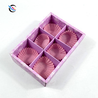 Boîte d'emballage de gâteau au chocolat en papier blanc personnalisé avec manchon Transparent et papier de cuisson