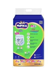 Pañal para Bebé Navilo Plain, Producto para el Cuidado del Bebé, Tamaño Pequeño, Diseñado para una Comodidad Suave y Delicada, Alta Absorbencia y Fiabilidad - Product Image 6
