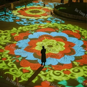 Multi Wattage Gobo <b>Projector</b> for DMX Controlled Pattern Effects and Long Distance Outdoor Projection - Product Image 2