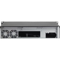 Chassis Server Industri 2U Rakmount Kedalaman Pendek 19-Inci Hot Swap Mini-ITX Paduan Aluminium dengan Kipas