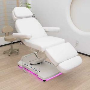 Table de massage esthétique avec commande au pied intégrée, lit de massage électrique, canapé de beauté, lit de soin du visage, lit de massage esthétique - Product Image 3