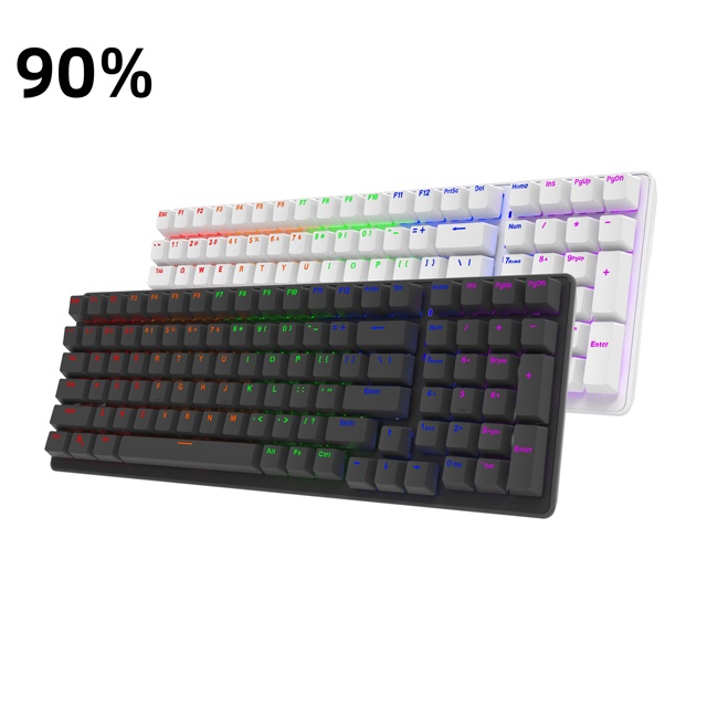 Customized 90% Mini I Keyboard with Mechanical Mountain Top Switch Three Modes for Gaming and Office Use New Product