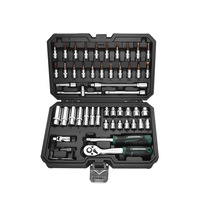 Kit de clés à douilles ergonomiques en acier au chrome-vanadium BaoLian, embouts, douilles, rallonges, tournevis - Boîte à outils pour réparation automobile