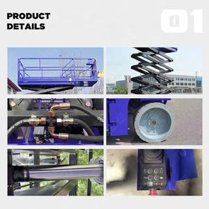 6 मीटर 8 मीटर 10 मीटर 12 मीटर 14 मीटर हवाई कार्य मंच इलेक्ट्रिक मैन हाइड्रोलिक मोबाइल कैंची लिफ्ट लिफ्ट - Product Image 5