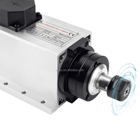 Moteur de broche ATC à refroidissement par air Viextro ER20 24000 tr/min, forme carrée, 2,2 kW - ER20, neuf pour le perçage CNC DIY