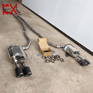 Pour <span class=keywords><strong>BMW</strong></span> Série 6 650i, tuyau d'échappement en acier inoxydable haute performance, finition polie miroir, épaisseur 1,5 mm - Product Image 4