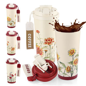 <span class=keywords><strong>Oem</strong></span> מחיר הסיטונאי tagetes patula קיר כפול קיר נירוסטה ואקום תרמי גביע נסיעות ספל עם מכסה - Product Image 1