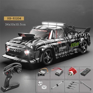 <span class=keywords><strong>HB</strong></span> Toys R1201 R1202 Auto in Scala 1/12 Initial <span class=keywords><strong>D</strong></span> AE86 4WD RC Drift Truck RTR con Luci LED, Giroscopio ESP, Telecomando Preciso 2.4Ghz - Product Image 2