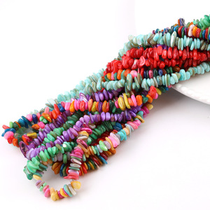 Cuentas de piedras irregulares multicolor, chapadas en vidrio, para la fabricación de pulseras, accesorios de joyería DIY - Product Image 5