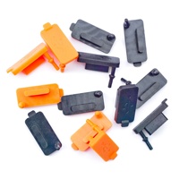 Prise USB en silicone, prise femelle USB-A, étanche, anti-poussière, cache-poussière pour port de décharge, modèle ZD-156, couleurs noir/orange