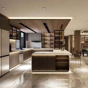 Muebles de Cocina Modernos, Armarios de Cocina Modulares, Armario de Cocina Personalizado, Muebles de Cocina, Armario de Cocina de Acero Inoxidable - Product Image 1