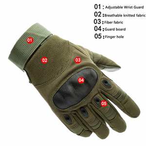 Guantes tácticos de microfibra para exteriores para motocicleta para verano, antideslizantes, para entrenamiento deportivo de ciclismo para uso diario - Product Image 3