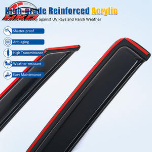 Viseras para Ventanas de Chevy Colorado 04-12 y GMC Canyon Cabina Regular, Protectores Laterales para Ventanas de Puerta de Coche - Product Image 4