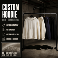 Sweat à capuche surdimensionné de haute qualité, multicolores, doublé, super doux, 100% coton, personnalisé pour hommes, à porter tous les jours