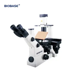 BIOBASE-microscopio biológico invertido de China, Binocular, BMI-202, con cámara y foto