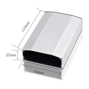 Gia Công CNC Ép Đùn 6063 Hợp Kim Nhôm Xe Ánh Sáng Chuyển Đổi Trường Hợp OEM Tùy Chỉnh Kim Loại Điện Tử Ngân Hàng Điện Hộp Bao Vây - Product Image 1