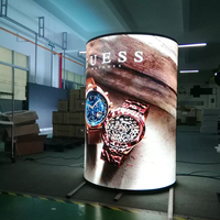 Meilleur mur vidéo modulaire flexible de 1200 lentes publicité programmable affichage à LED souple écrans à LED flexibles pour film