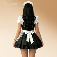 Costume de Soubrette Sexy pour Femme, Lingerie, Tenue de Jeu de Rôle, Cosplay, Fête d'Halloween, Vente en Gros