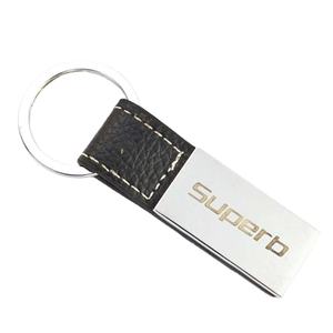 定制新产品营销礼品促销压花皮革钥匙扣 - Product Image 1