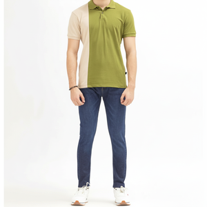 เสื้อโปโลสำหรับผู้ชายเสื้อโปโลผ้าฝ้ายปักโลโก้ได้ตามต้องการ - Product Image 1