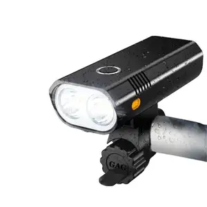 Accesorios de luz delantera de advertencia de inducción de bicicleta de montaña con iluminación de carga USB para conducción nocturna