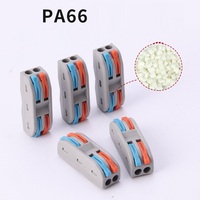 Connecteurs rapides pour conducteurs PCT 0,08-4,0 mm² à insertion, bornes universelles compactes pour raccordement de câbles