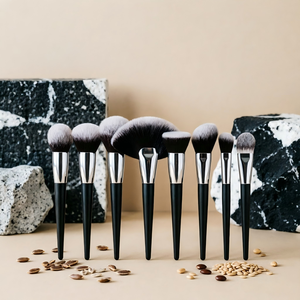<span class=keywords><strong>DUcare</strong></span> - Juego de 32 <span class=keywords><strong>Brochas</strong></span> de Maquillaje Profesionales de Pelo Sintético de Primera Calidad con Mango de Madera, Brocha para Base, Colorete y Difuminado, Soporte para <span class=keywords><strong>Brochas</strong></span> - Product Image 6