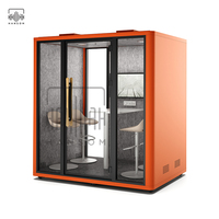 Cabines acoustiques Hansom, bureaux mobiles pour la confidentialité, cabines téléphoniques, salles de réunion multi-personnes, cabines insonorisées, cabines de bureau silencieuses