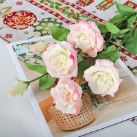 Bunga Eustoma Lateks Mewah Grosir, Sentuhan Asli Lisianthus untuk Dekorasi Natal, Pernikahan & Pesta Rumah, Buatan