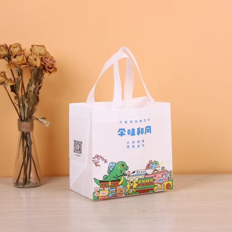 Пользовательские высокое качество дешевые печатные логотипы продуктовый продвижение многоразовый подарок сумка нетканые сумки для покупок