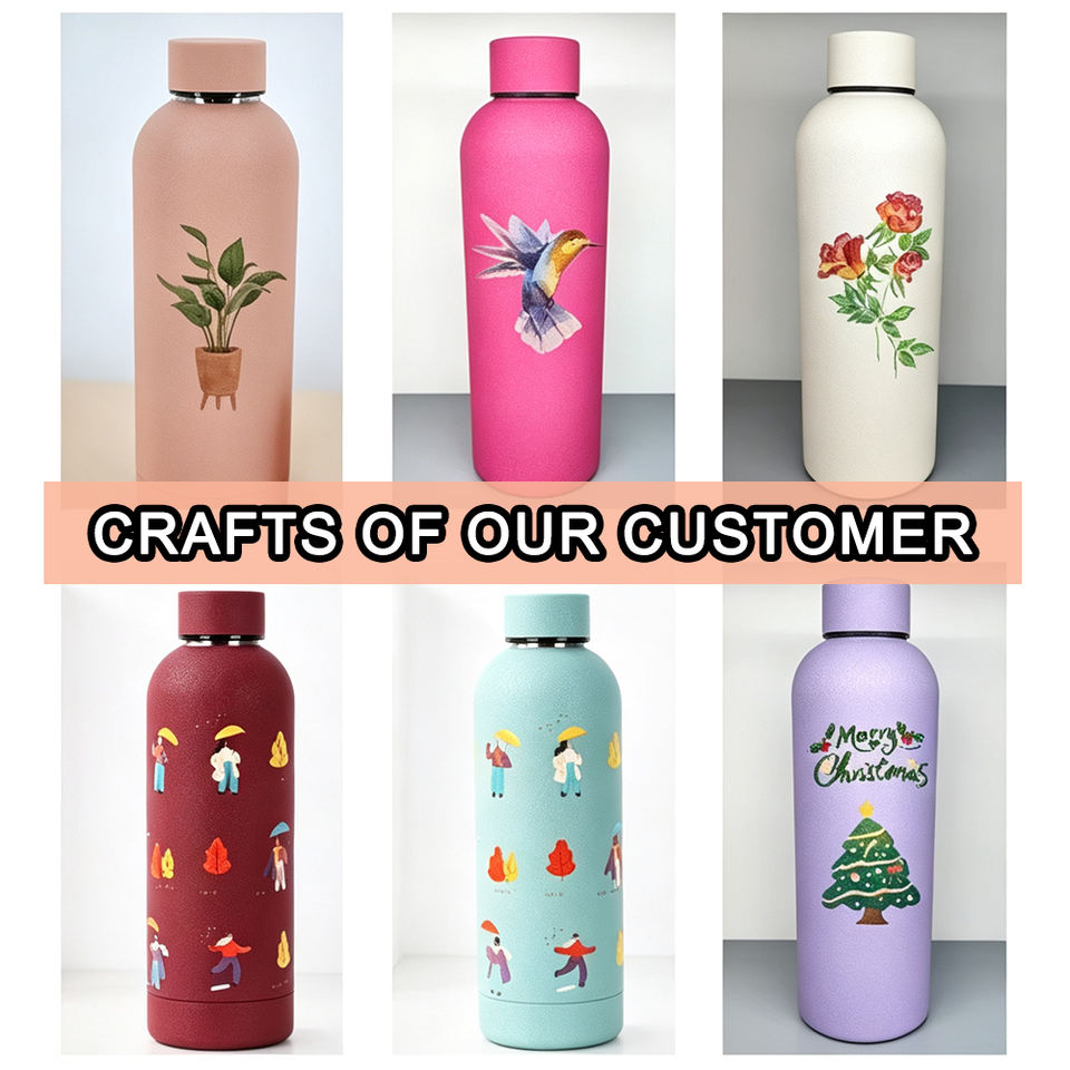 500ML Custom Logo Bpa Free Double Wall Metal Water Bottle Vacuum ...