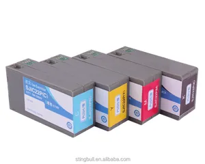 Tinta compatível para epson sjic22 4c, cartucho de impressora epn c3500