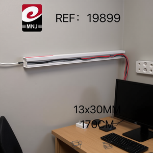 Bandeau de câblage en plastique adhésif détachable 13x30 GUIA – Gestion des câbles et plateaux de rangement pour accessoires - Product Image 3