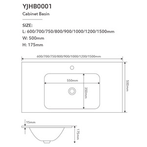 Lavabo de Piedra Sinterizada Premium Termoformado con Borde Delgado, Lavabo Integrado de Una Pieza para Encimera, Ideal para Compradores de Gran Volumen - Product Image 5